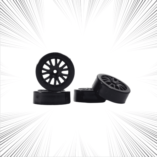 set of 4 tyres for ghost rc drift car 1